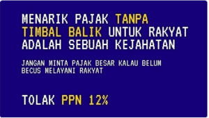 tolak ppn naik