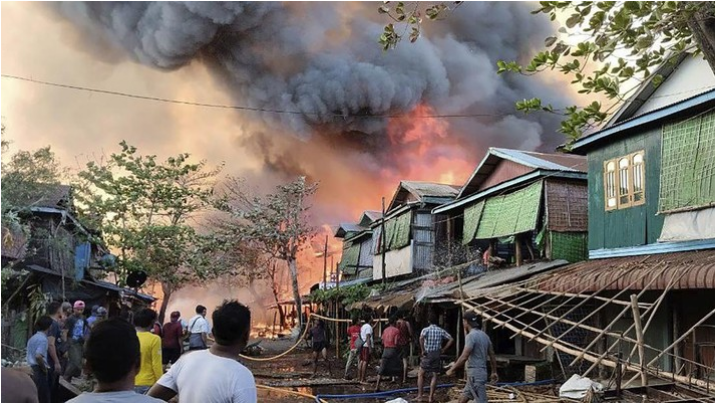 perang saudara di myanmar